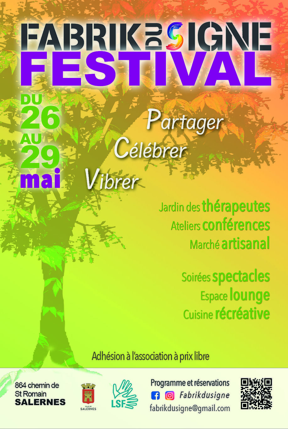 Affiche du Festival à la Fabrik du Signe